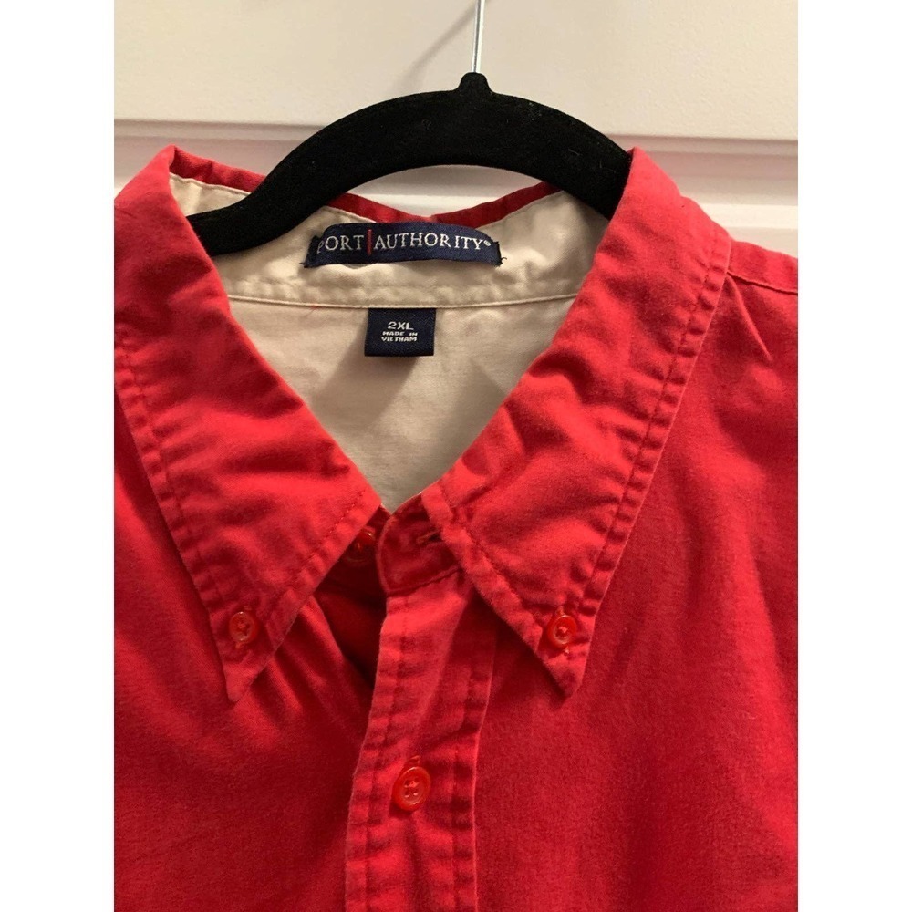 Port Authority button down shirt jacket coat over shirt - Picture 2 of 8